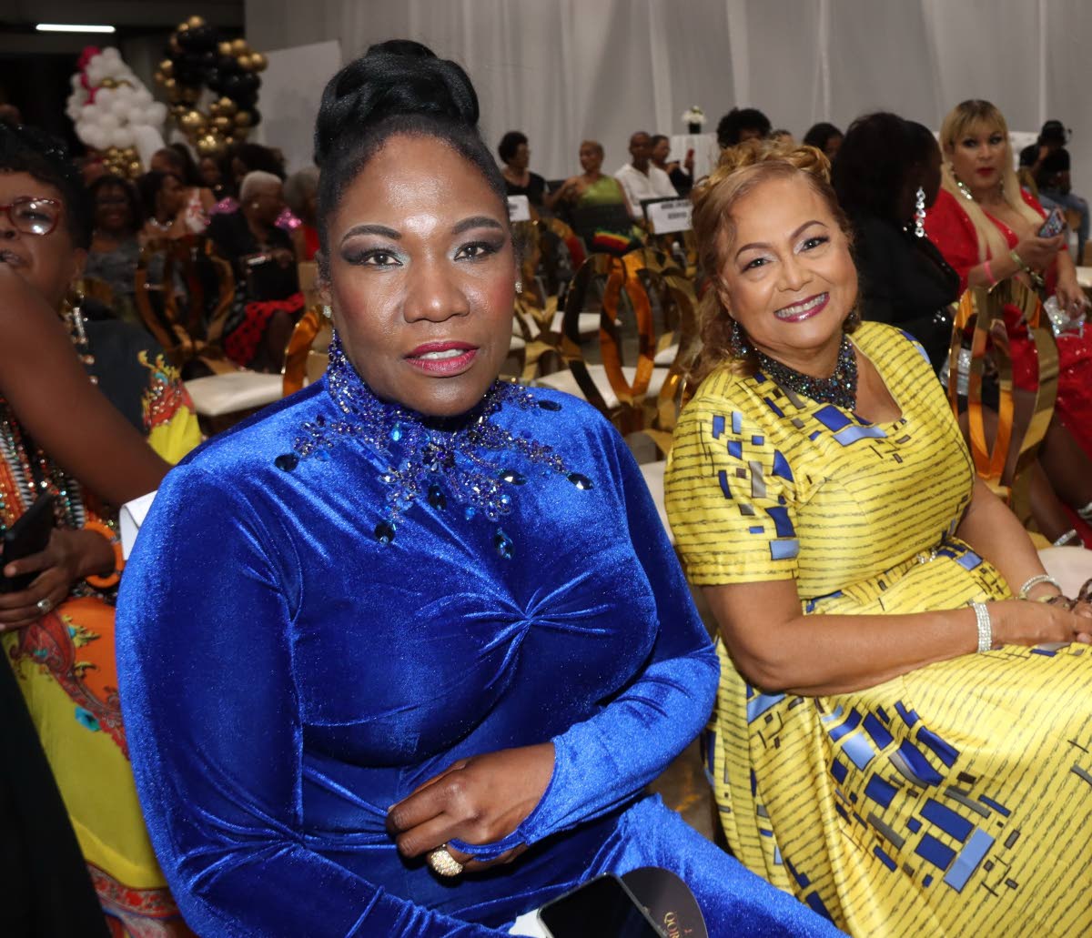 QORIHC Queens Audrey Reid (left), stage and screen actress and Mary Isaacs, recording artiste at the 2024 staging of the event held at the Karl Hendrickson Auditorium. This year, QORIHC celebrates a decade and will honour 35 women who are making outstandin