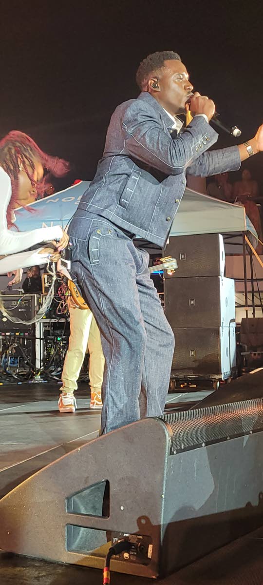 Romain Virgo had fans singing along to his many hits.
