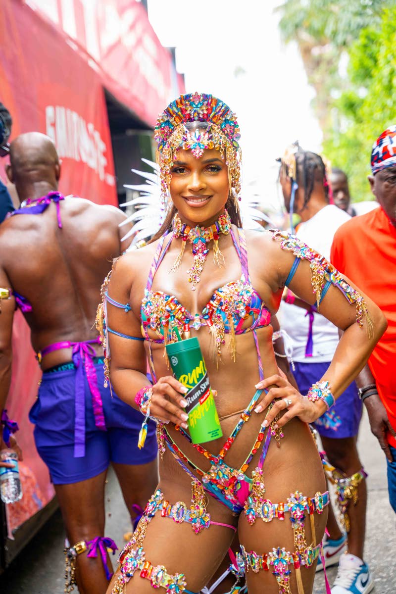 Alyshia Miller-Powell makes a strong case for less talk and more style on Carnival Saturday.