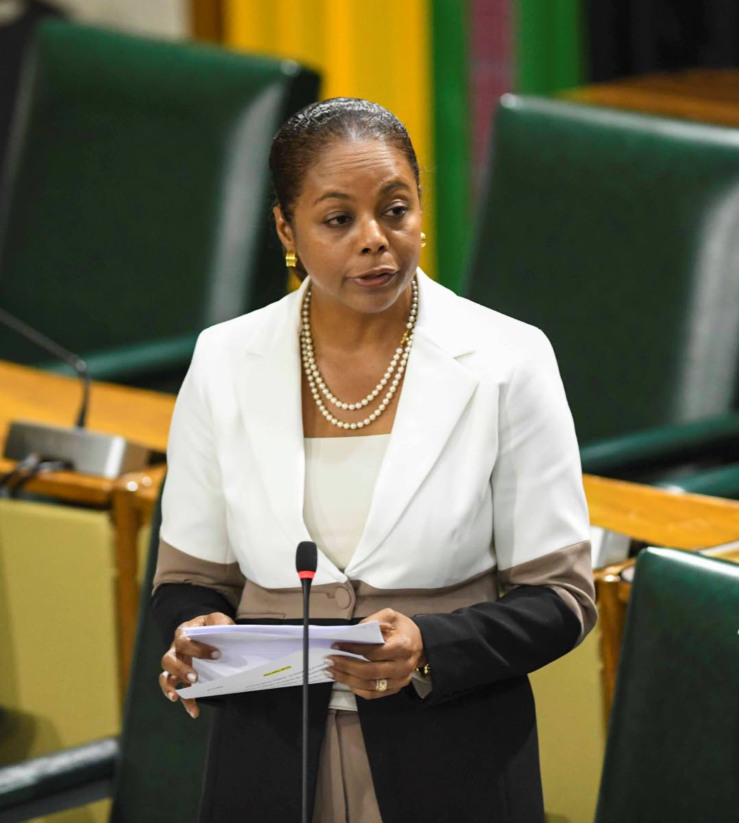 Marlene Malahoo Forte, government member of parliament. 