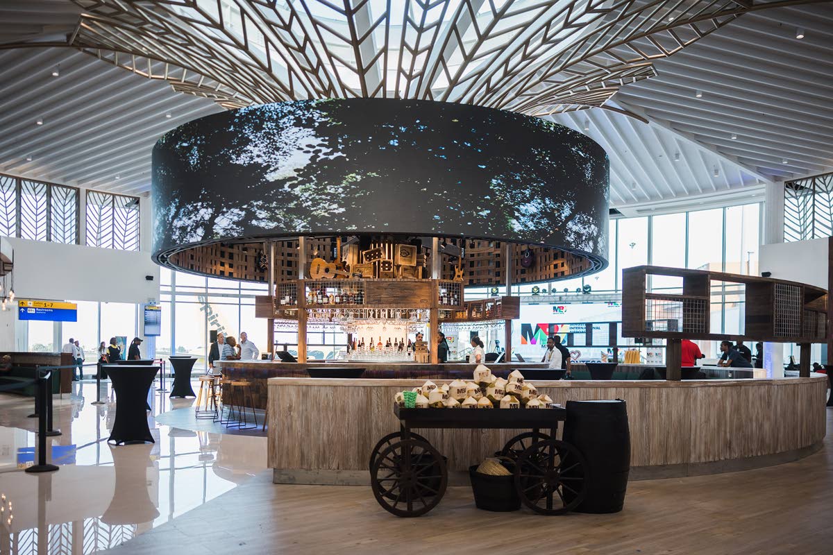 File
A view of the Central Bar in the newly expanded departure area of the Sangster International Airport in Montego Bay is seen at the unveiling by airport operator MBJ Airports Limited on December 14, 2022.
