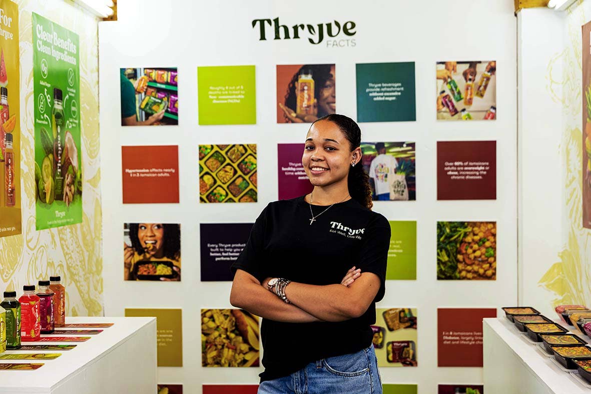 Final-year graphic design major, Kimberley Jones. 