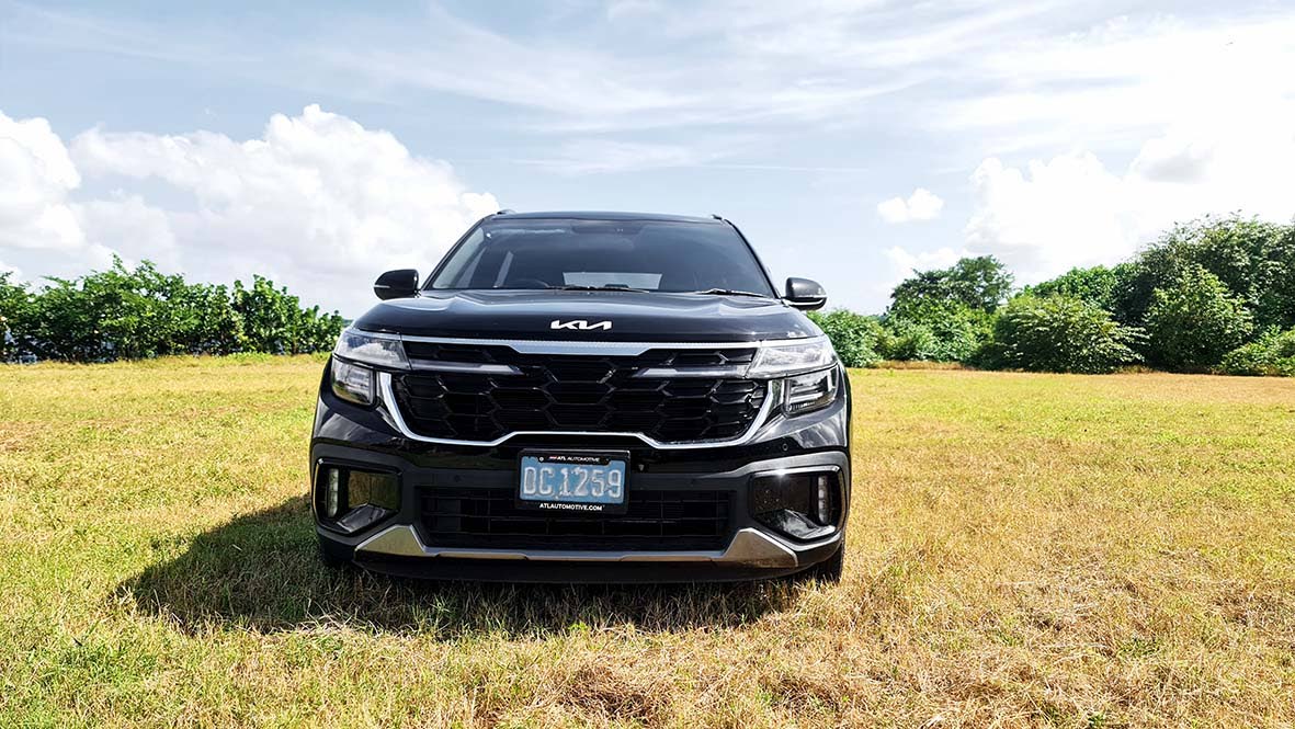  The signature tiger-nose grille leads the way.
