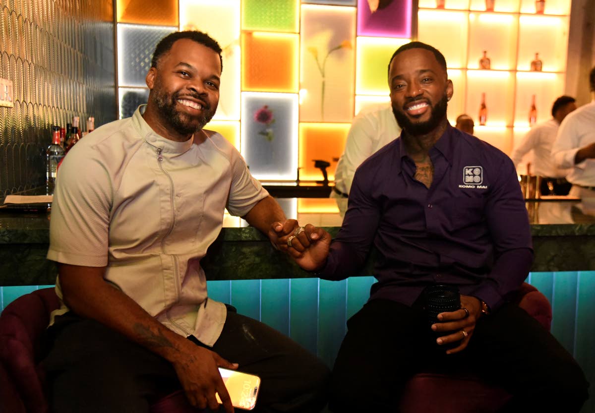 Chef Shea Stewart (left) and Jermaule ‘Nino’ Adair, co-director of Komo Mai.
