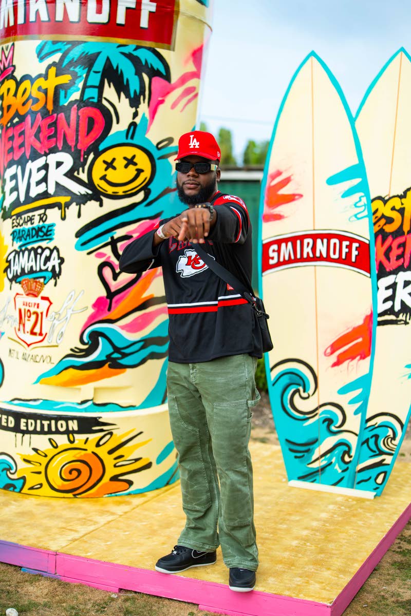 Stepping out to have a good time is content creator Khorii Rhymez.