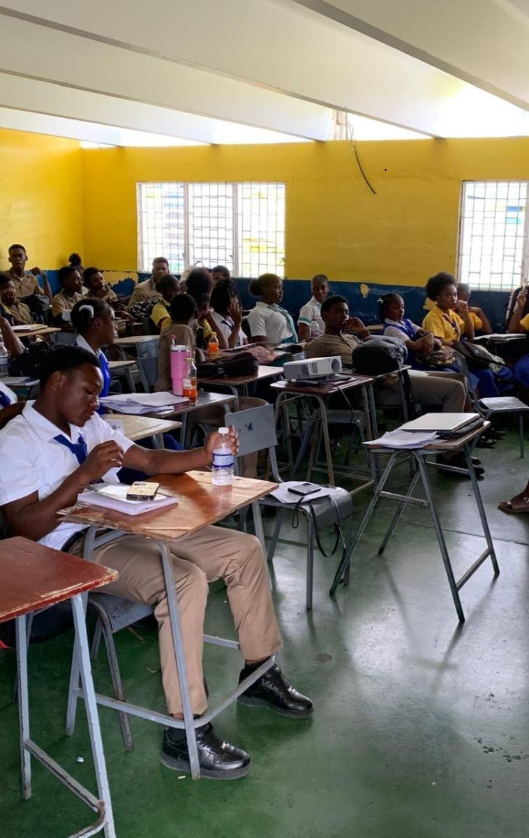 Students in class at Maud McLeod.