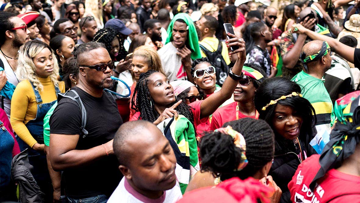 Notting Hill, London, welcomes over two million revellers for its annual carnival.