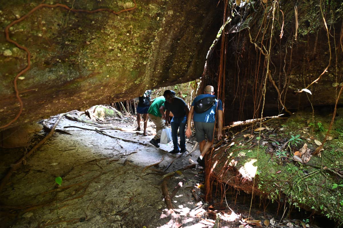 Reaching the highest viewing point at Johnson’s Lookout was not easy, as cave-like rock formations lined parts of the route.