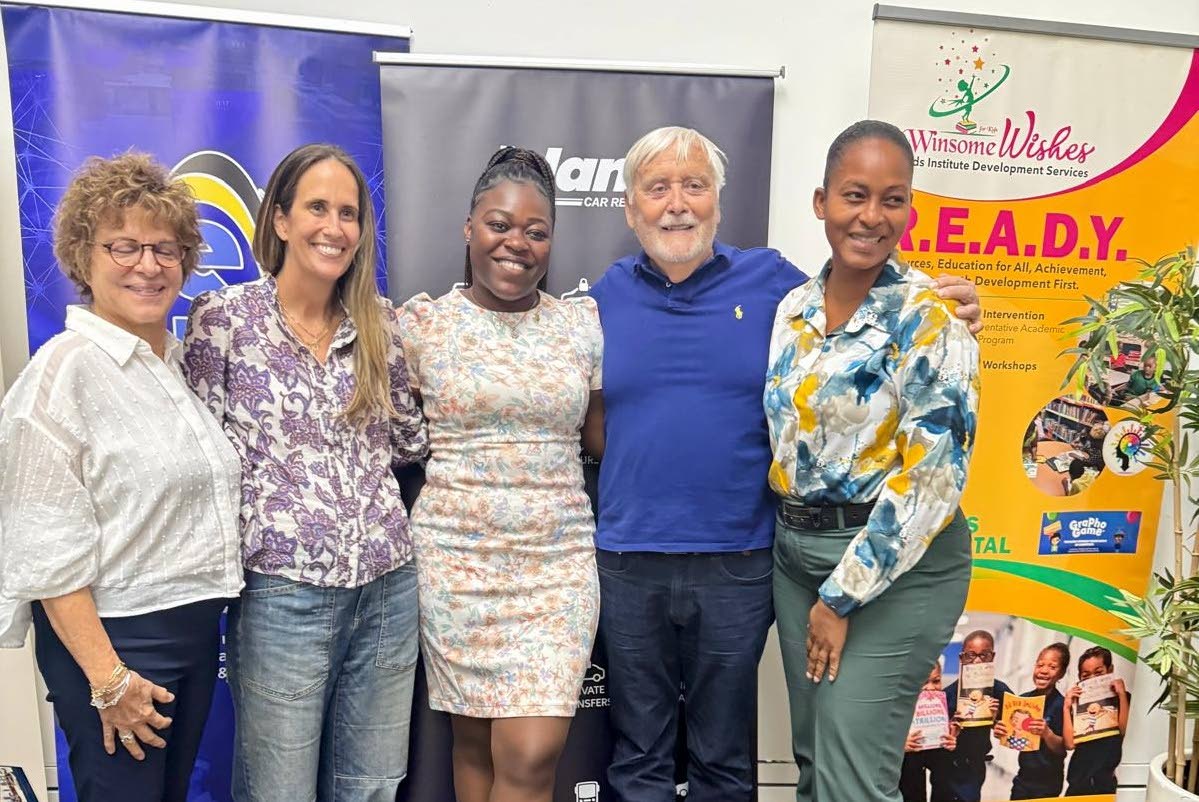 Diane Happas and Nicole Berkowitz, speech-language pathologists at The Windward School and Windward Institute in New York; Aleecia Green, teacher at Holy Trinity School; Dr John Jay Russell, WWKIDS chief education advisor and associate director of the Hask