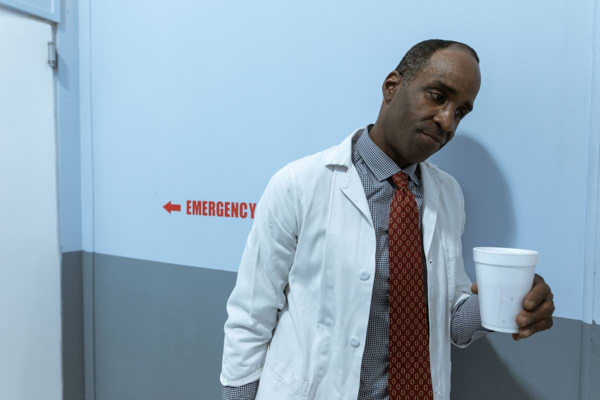 
Representational image of a tired doctor.