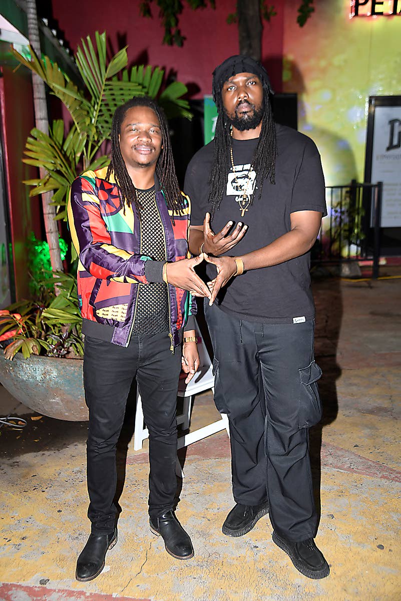 Reggae singer Kumar Fyah (left) and Medisun both spoke about the impact of Peter Tosh.