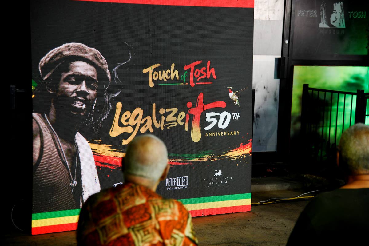 Touch of Tosh: Legalize It 50th anniversary held on October 16, at the Peter Tosh Museum in Kingston.