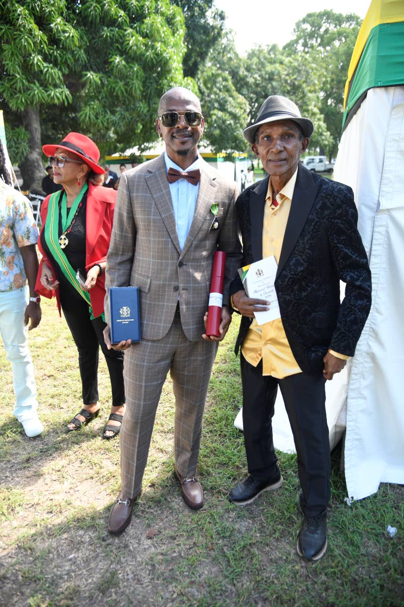 Dancehall artiste Mr Vegas with his older brother, Carlton Smith, founding member of the legendary reggae group the Tamlins. 