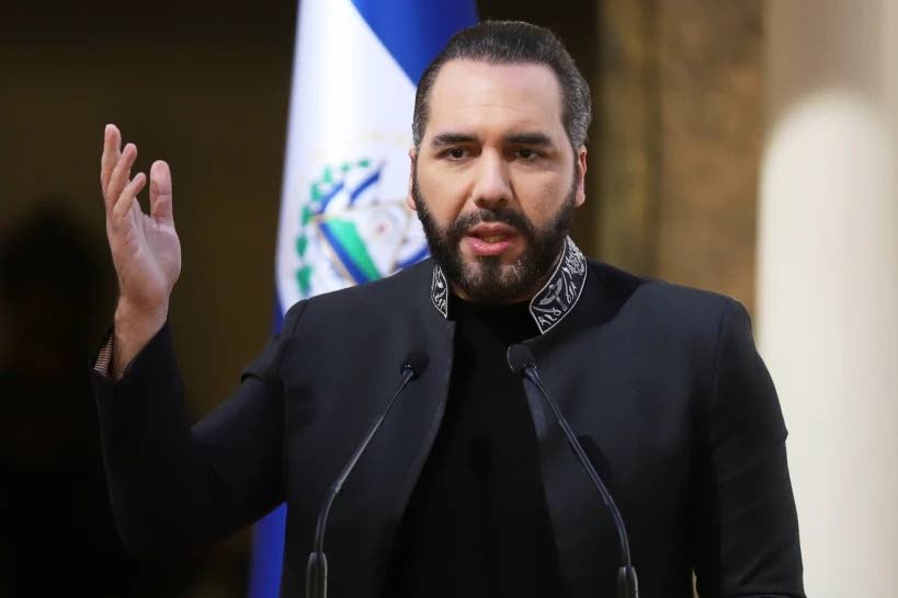 Salvadoran President Nayib Bukele.