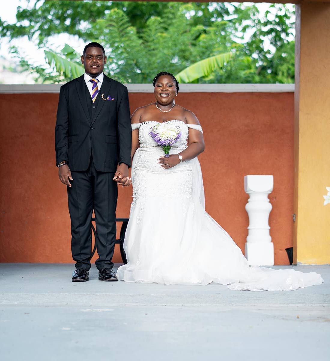 The newly-weds brought their love story into harmony on August 8.