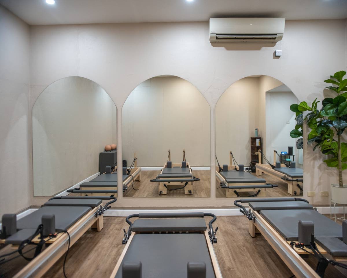 KYM Gym’s Pilates studio is a new addition to the facility.
