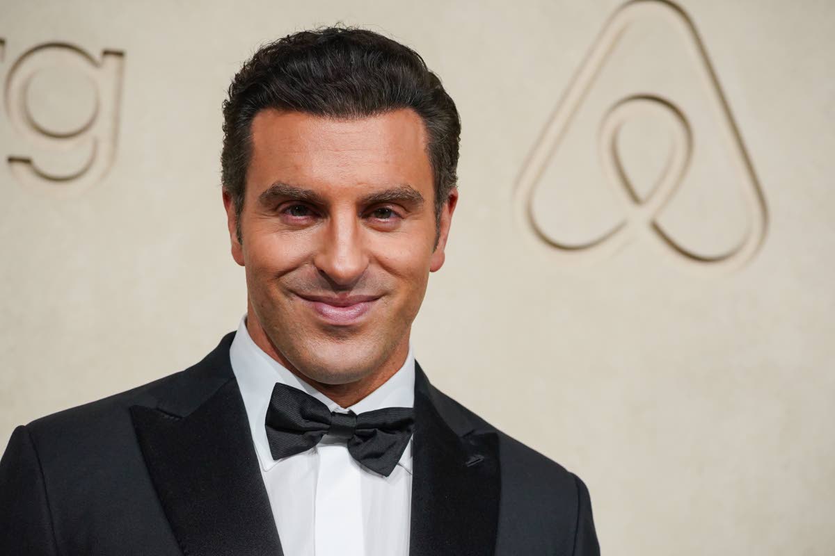 AP
Airbnb CEO Brian Chesky arrives at the Airbnb Gala on Wednesday, October 28 at Milk Studios in Los Angeles. 