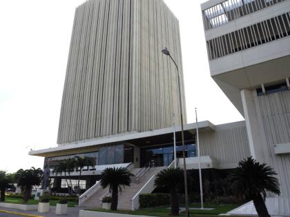 Bank of Jamaica building, downtown Kingston.