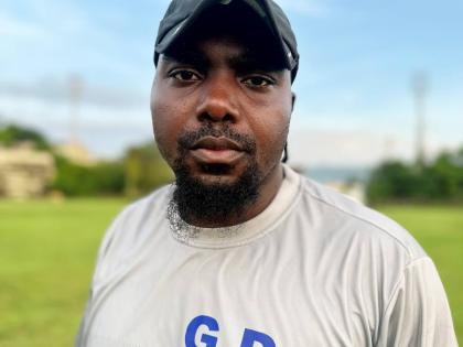 Garrett Dennis, head coach of Cambridge High, after the Cambridge vs Frome Zone B football match in the ISSA daCosta Cup at Jarrett Park in Montego Bay on Saturday, September 13.