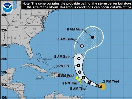 Tropical Storm Jerry. - Contributed 