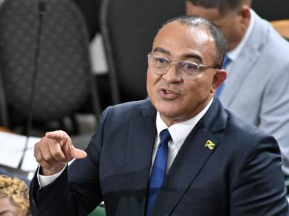 Christopher Tufton, minister of health and wellness.