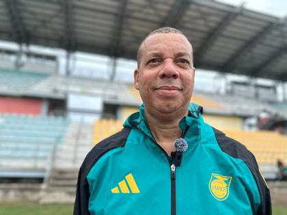 Reggae Girlz head coach, Hubert Busby