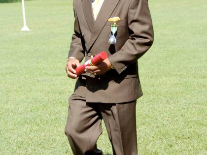 In this 2010 file photo, the Boogieman Barrington ‘Barry G’ Gordon smiles proudly after being appointed a member of the Order of Distinction, Officer class.