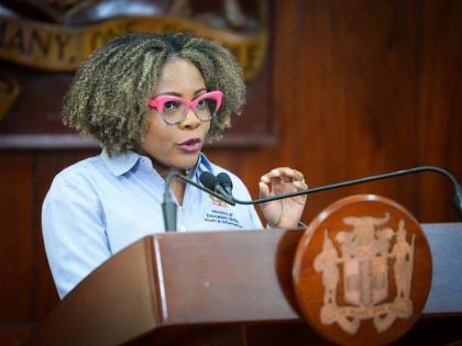 Minister of Education, Skills, Youth and Information, Dr Dana Morris Dixon.