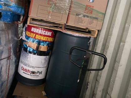 Vaz said the items went straight from the plane on the tarmac to the receiving truck sent for the goods.