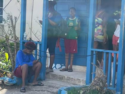 Residents caught up with their telephone calls.