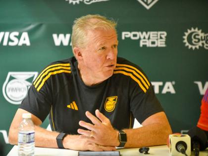 Reggae Boyz head coach, Steve McClaren.