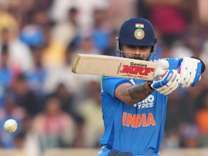 India’s Virat Kohli plays a shot during the first One-Day International match between India and South Africa in Ranchi, India, yesterday.