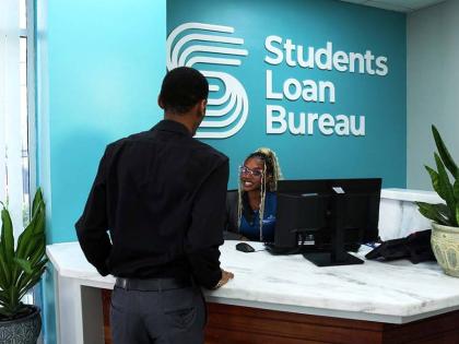 A client in the new SLB office.