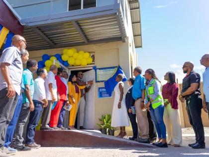 Sponsors of the Matthew 25:40 Project gather for the official unveiling of the donors’ plaque during the handover of the transitional hostel at Matthew 25:40 Boys’ Home on Tuesday.