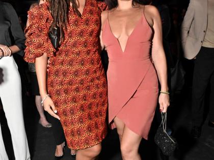 Above: Dr Yentyl Williams (left), lecturer, Faculty of Law at The University of the West Indies, Mona campus, and Cecilia De Santis, honorary Italian consul to Jamaica, pose for a snap.