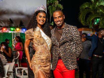 Miss Global Jamaica 2025 Keri-Ann Greenwood and Jermane Blair, national director of the local franchise, both shared lens at the official launch of the 2026 local competition.