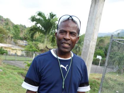 Michael Dyke, head coach of girls’ team at Edwin Allen High.
