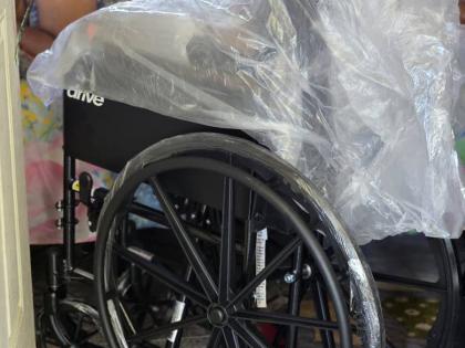 Residents of Winchester Housing Scheme in Green Island, Westmoreland, helped a paraplegic senior from Glenbrook, Westmoreland to acquire a new wheelchair after being displaced by Hurricane Melissa. 