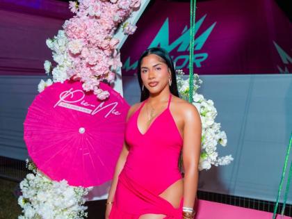 Above: Spotted on the Pic-Nic runway, Shacqueal Major strikes a pose for our lens.