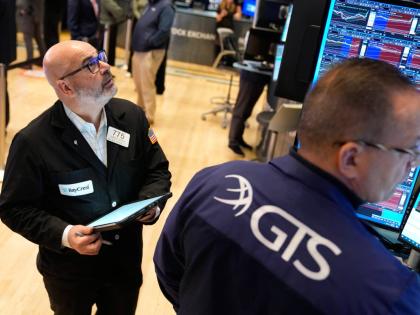 Federico DeMarco works on the floor at the New York Stock Exchange in New York, Tuesday, January 2026. 