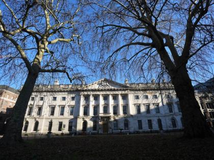 A general view of Royal Mint Court where is planning site for the new London Chinese embassy, near London's financial district on Januatr 14, 2026. 