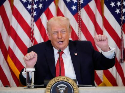 President Donald Trump speaks during an event to promote investment in rural health care in the East Room of the White House, Friday, January 16, 2026, in Washington. (AP Photo/Alex Brandon)