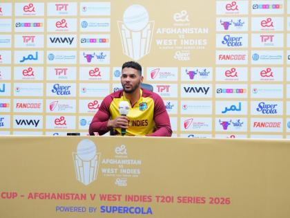 West Indies captain Brandon King speaks to media ahead of the opening T20I against Afghanistan in Dubai.