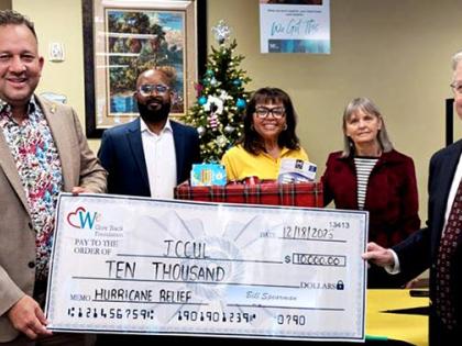 We Florida Financial Credit Union has donated US$10,000 to support 127 Jamaican credit union employees who were significantly impacted by Hurricane Melissa. The beneficiaries were identified with the assistance of the Jamaica Cooperative Credit  Union Leag