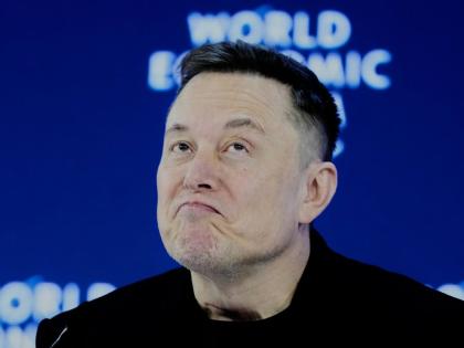 Elon Musk attends the Annual Meeting of the World Economic Forum in Davos, Switzerland.