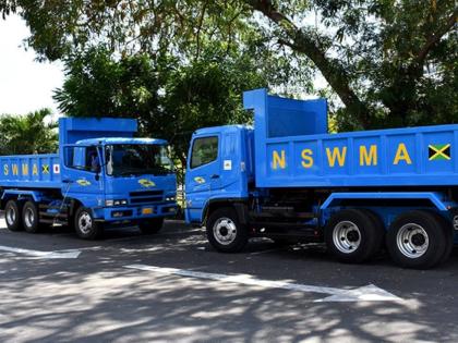 National Solid Waste Management Authority tipper trucks.