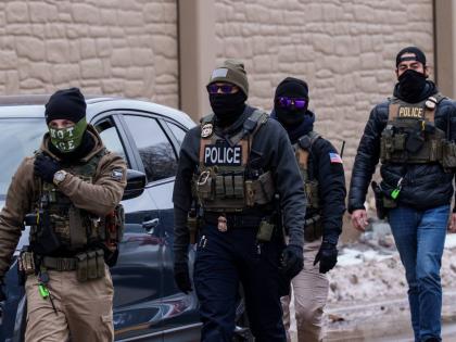 Immigration and Customs Enforcement agents.