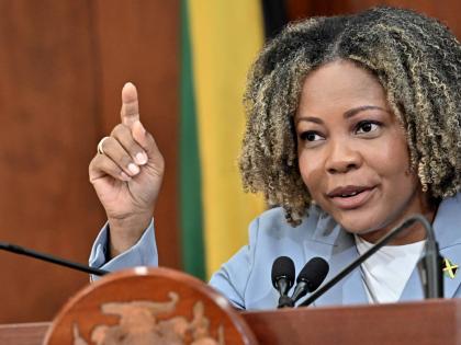 Senator Dr Dana Morris Dixon, minister of education, skills, youth and information.