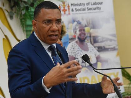 Prime Minister Dr Andrew Holness.