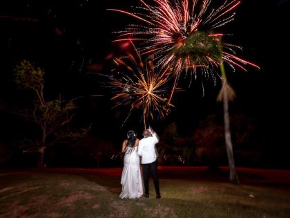 A simple act of kindness during a 2020 ophthalmology rotation sparked a connection that would grow into lasting love for Hugh-Lloyd and Jilaine.